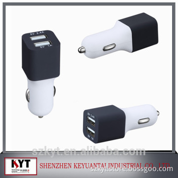 2 USB ports to charge 2 devices at the same time High Speed 3.4A USB output car charger